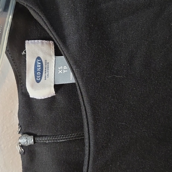 Old Navy Classic Womens Black Mini Sheath Shift Dress XS NWT - Picture 2 of 5